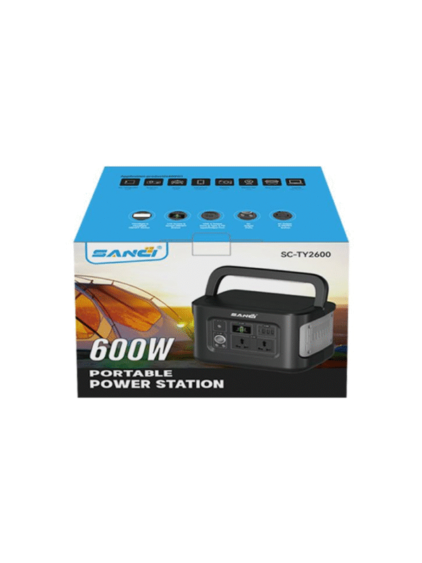 Sanci 600W Power Box with Solar Panel